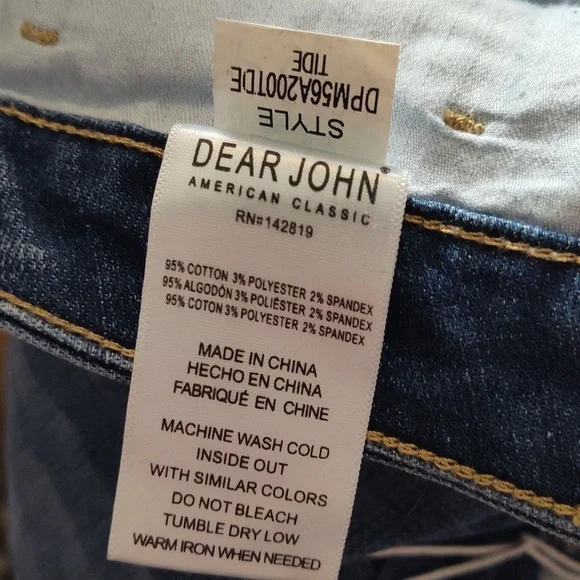 Dear John American Classic Women's Size 28th Medium Wash Denim Blue Jeans - Picture 12 of 12